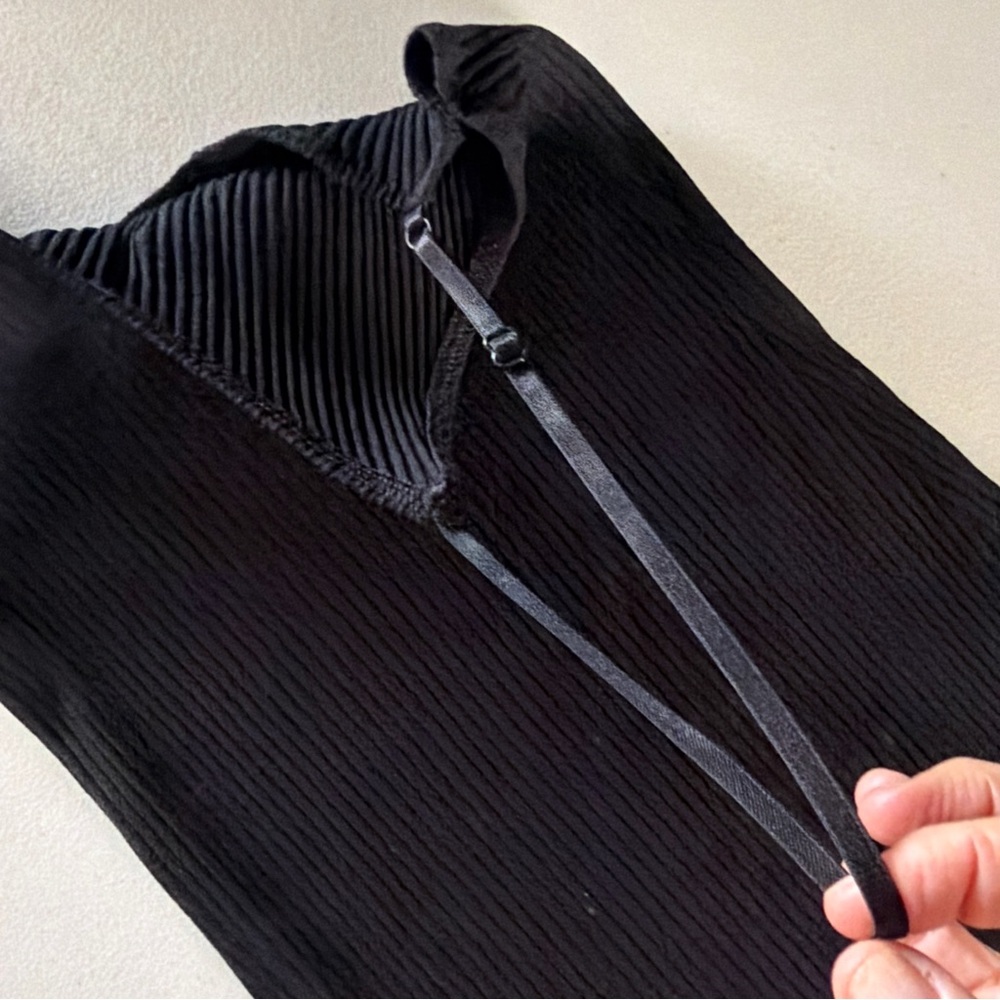 Only Hearts Black Ribbed Maxi Dress - Picture 3 of 6